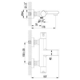 Термостат Lemark Yeti LM7832C для ванны в #WF_CITY_PRED# 1