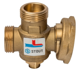 Термостатический смесительный клапан G 1M-G 1 1/2 F-G 1M 70°С STOUT SVM-0050-327007 в #WF_CITY_PRED# 2