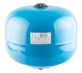 Расширительный бак, гидроаккумулятор 24 л. вертикальный (цвет синий) STOUT STW-0001-000024 в #WF_CITY_PRED# 0