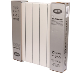 Радиатор биметаллический боковое подключение (белый RAL 9016) RIFAR SUPReMO 500 7 секций в #WF_CITY_PRED# 8