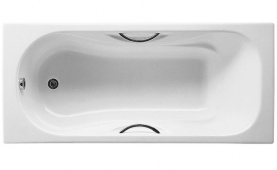 Чугунная ванна Roca Malibu 160x75 2310G000R с противоскольжением, с отверстиями для ручек в #WF_CITY_PRED# 0