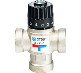Термостатический смесительный клапан для систем отопления и ГВС 3/4 ВР 20-43 STOUT SVM-0010-164320 в #WF_CITY_PRED# 2