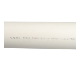 Труба полипропиленовая (цвет белый) Политэк d=75x12,5 (PN 20) 9002075125 в #WF_CITY_PRED# 4
