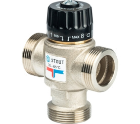 Термостатический смесительный клапан для систем отопления и ГВС 1 1/4 НР 30-65° STOUT SVM-0025-356532 в #WF_CITY_PRED# 0