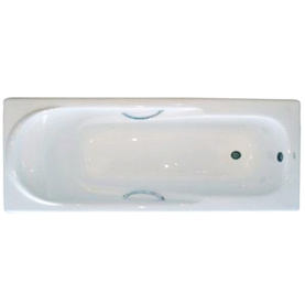 Чугунная ванна Aqualux ЧА17080 170х80 см с ручками, с ножками в #WF_CITY_PRED# 1