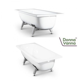 Ванна стальная ВИЗ Donna Vanna 170x70 адриатика, шумопоглащающая, с опорной подставкой, DV-71922 в #WF_CITY_PRED# 2