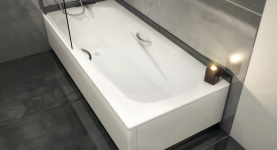 Стальная ванна BLB Universal Anatomica 170x75 см B75U42-1 с отверстиями под ручки 232 мм в #WF_CITY_PRED# 2