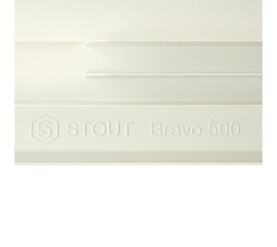 Радиатор алюминиевый боковое подключение STOUT Bravo 500 14 секций SRA-0110-050014 в #WF_CITY_PRED# 9