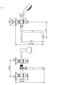 Смеситель для ванны Vidima Флора BA143AA в #WF_CITY_PRED# 1