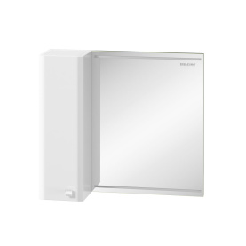 Шкаф зеркальный Нота 75, белый в #WF_CITY_PRED# 4