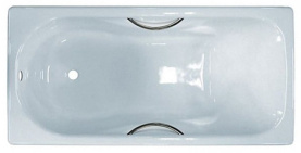 Ванна чугунная Универсал Сибирячка 170x75x46 с отверстиями под ручки 25707546-1 в #WF_CITY_PRED# 0