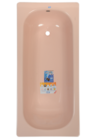 Ванна стальная ВИЗ Donna Vanna 170x70 розовый коралл, шумопоглащающая, с опорной подставкой, DV-71942 в #WF_CITY_PRED# 0