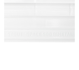 Радиатор биметаллический боковое подключение STOUT Space 500 8 секций SRB-0310-050008 в #WF_CITY_PRED# 6