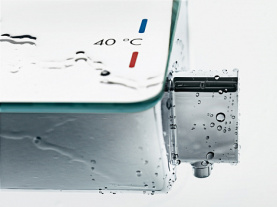 Термостат для ванны хром/белый HANSGROHE 13141400 в #WF_CITY_PRED# 7