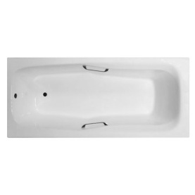 Чугунная ванна Aqualux ЧА18080 180х80 см с ручками, с ножками в #WF_CITY_PRED# 1