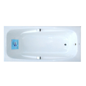 Чугунная ванна Aqualux ЧА18085 180х85 см с ручками, с ножками в #WF_CITY_PRED# 1