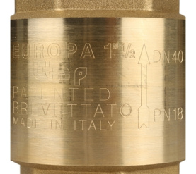 Клапан обратный пружинный муфтовый с металлическим седлом EUROPA 100 1 1/2 Itap в #WF_CITY_PRED# 7