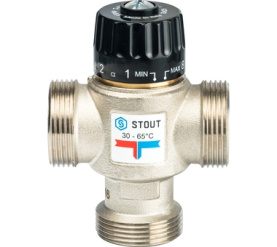 Термостатический смесительный клапан для систем отопления и ГВС 1 1/4 НР 30-65° STOUT SVM-0025-356532 в #WF_CITY_PRED# 1