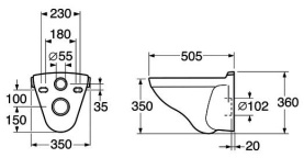 Унитаз подвесной Gustavsberg Logic 5693 56939901 с сиденьем в #WF_CITY_PRED# 2