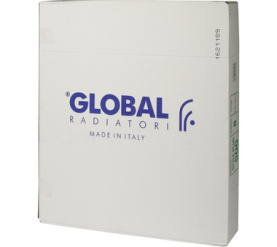 Радиатор биметаллический боковое подключение (белый RAL 9010) Global STYLE PLUS 500 8 секций в #WF_CITY_PRED# 9