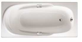 Ванна чугунная Jacob Delafon Rub Adagio 170x80 E2910-00 с отверстиями для ручек в #WF_CITY_PRED# 1